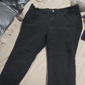 Terra & Sky Women's Skinny Jeans - Black